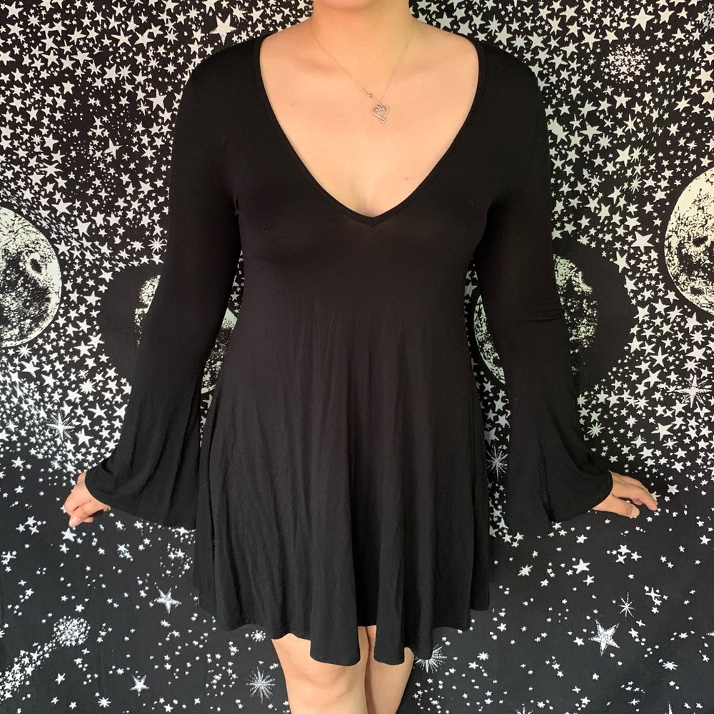 Black Gypsy Warrior Witchy Dress